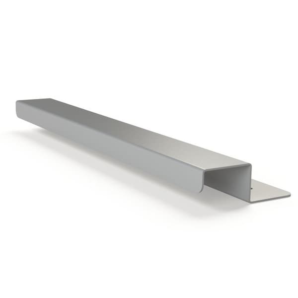 Dripping Shield, 1 in. H x 12 in. W x 3 in. L, Steel, Stainless Steel